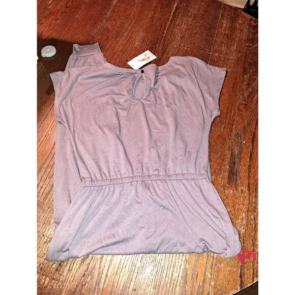 New PrettyGarden Women’s Size Small Purple Short‑Sleeved Romper Jumpsuit - Picture 3 of 3